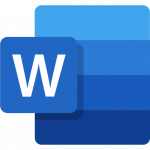 The Microsoft Word 365 icon, predominantly blue with a white W.